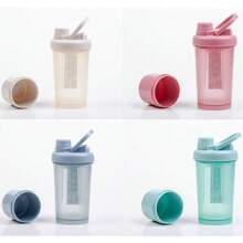 1PC 500ml/16.9oz Portable Protein Shaker Cup - PP Material, Ideal For Gym & Outdoor Fitness Enthusiasts, Shaking Cup, Milkshake, Gift For Father