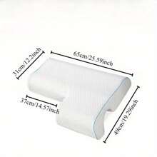 1pc情侣枕头零压力枕慢回弹无压力手记忆棉枕头睡眠两个记忆枕 - 彩色 - 查看 5