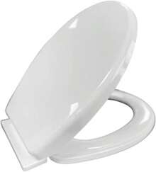 O-Shape Luxury Bathroom Slow Soft Closing White Toilet Seat Easy To Clean Quick Release - White - View 7
