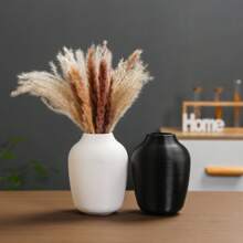 1 pieza Jarrón de flores pequeño de plástico, jarrón de flores minimalista moderno, soporte creativo para flores para mesa de comedor, sala de estar, balcón, estudio, oficina, exhibición, decoración del hogar, decoración de habitación, jarrón de vidrio