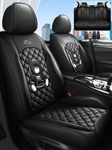 New 5-Seater Waterproof And Comfortable Full Coverage Car Seat Cushion, All Season Use