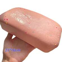 1/2PCS Big Bread Super Soft Slow Rising Squishies Toy Artificial Bread Stress Toy Simulate Food Slow Rebound Bread Toys Tender Soft Cake Model Toy Stress Release Relax Toy For Party - Multicolor - View 5