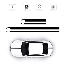 NetHong Elevate Your BMW's Style With Durable Racing Stripes For Hood And Roof! - Black - View 2