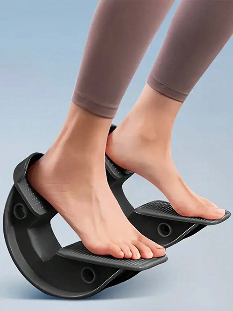 1pc Calf Stretching Slanted Pedal Achilles Tendon Ankle Stretcher Standing Fitness Stretching Wheel Balance Training Pedal For Home Use - Multicolor - View 1