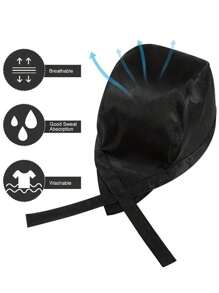 1 pieza, Gorro de chef para adultos, gorro de chef para hombres y mujeres, gorro de cocina ajustable con banda elástica, gorro de chef reutilizable, profesional para cocina, cafetería, restaurante, servicio de alimentos, suministros de cocina, accesorios - Multicolor - Ver 3