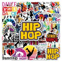 50pcs Street Dance Stickers Cool Room DIY Waterproof Decoration Suitable For Mobile Phone Computer Wall Skateboard Water Cup Window, Teens Small Gift