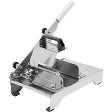 HOHOBLA Manual Frozen Meat Slicer, Stainless Steel Meat Cutter Beef Mutton Roll For Hot Pot BBQ Food Slicer Slicing Machine For Home Cooking Of Hot Pot Shabu Shabu BBQ - Silver - View 1