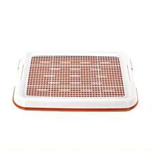 Dog Potty Training Toilet, Plastic Dog Pee Pad Holder With Removable Net, Reusable Dog Potty Trainer Dog Toilet Tray For Small Sized Dogs