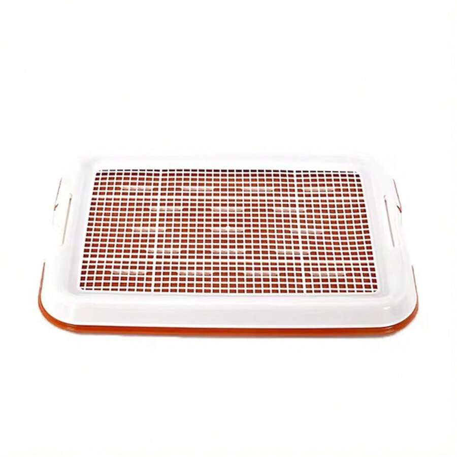 Dog Potty Training Toilet, Plastic Dog Pee Pad Holder With Removable Net, Reusable Dog Potty Trainer Dog Toilet Tray For Small Sized Dogs