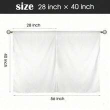 2 Panel 28"X40" Rustic Farmhouse Kitchen Curtains Cow Pig Country Vintage Animal Farm Sunflower Truck Rod Pocket Short Cafe Small Window Treatment Drapes Decor