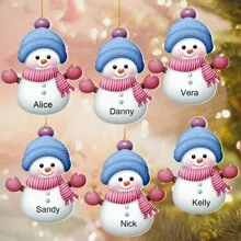 1 Pc Personalized Christmas Ornaments, Custom Christmas Decorations With Name, Christmas Tree Decorations, Christmas Ornaments Set, Christmas Decorations Indoor, Christmas Decorations For Tree, Cute Christmas Decor For Family, Personalized Christmas Gifts.Personalized Gifts For Women, Men, Mother, Father, Multi-Functional, Adjustable, Waterproof, Anti-Mold - Multicolor - View 28
