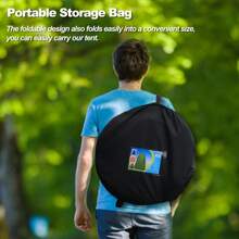 TUKAILAi Outdoor Tents Suitable For Camping And Hiking, Changing Tents - Black - View 6