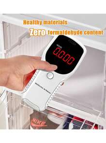 Foldable Shoe Box 1pc 6-Layer Free Installation Folding Shoe Box, Breathable Shoe Container, Plastic Shoe Cabinet, Dustproof Home Storage Box Large Capacity Space Saving Device Cloth Shoe Storage,Cozy Home Requirements - Multicolor - View 12