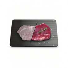 1 Peça Bandeja de Descongelamento Rápido, Descongelamento Rápido de Alimentos Congelados, Carne, Frutas, Placa de Descongelamento, Bandeja de Descongelamento, Pequena Ferramenta de Camping