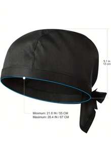 1 pieza, Gorro de chef para adultos, gorro de chef para hombres y mujeres, gorro de cocina ajustable con banda elástica, gorro de chef reutilizable, profesional para cocina, cafetería, restaurante, servicio de alimentos, suministros de cocina, accesorios - Multicolor - Ver 2