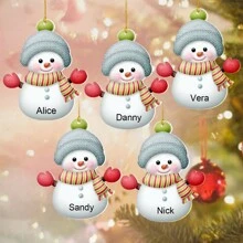 1 Pc Personalized Christmas Ornaments, Custom Christmas Decorations With Name, Christmas Tree Decorations, Christmas Ornaments Set, Christmas Decorations Indoor, Christmas Decorations For Tree, Cute Christmas Decor For Family, Personalized Christmas Gifts.Personalized Gifts For Women, Men, Mother, Father, Multi-Functional, Adjustable, Waterproof, Anti-Mold - Multicolor - View 20