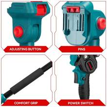 ONEVAN Brushless Telescoping Pole Saw & Pruning Shears Set,Electric Chainsaw 3 In 1 Cordless Electric Saw Scissors Secateurs Garden Pruning Tool Set Tools