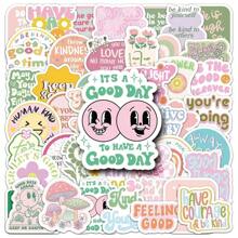 Set de 50 pegatinas con frases inspiradoras, surtido de pegatinas decorativas como regalo