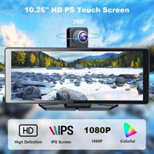 BDQ 10.26 Inch Car Multimedia Video Player Wireless Carplay And Wireless Android Auto Portable Universal Car Monitor Witch Camera With Mounting Bracket - 9.26 Inches - View 7