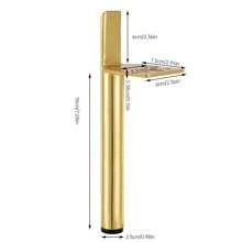 OUKANING Bed Risers - Gold - View 8