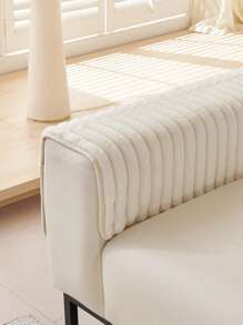 1 件温暖加厚毛绒沙发座垫套，防滑沙发套，防尘，可机洗，宠物友好型沙发保护毯，适用于卧室、办公室、客厅、L 型沙发 1/2/3/4 座，秋冬季