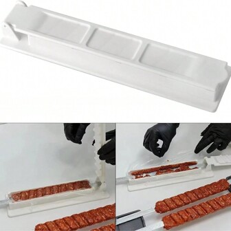 Strumento portatile per forare la carne, accessorio pratico per barbecue e preparare gli spiedini all'aperto