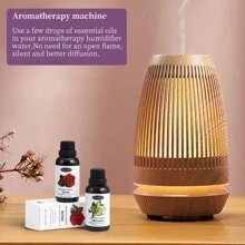 100% reine ätherische Öle 8 Aromen 30ml (Freesie, Sandelholz, Kirschblüte, Lavendel, Jasmin, Zitrone, Minze, Rose) geeignet für Diffuser, Diffuserstein, Luftbefeuchter, passend für Schlafzimmer, Auto, Zimmer, Badezimmer und so weiter