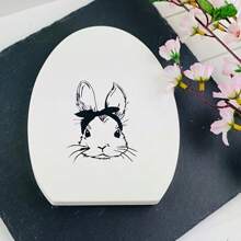 2pcs Easter Silicone Molds, S/L Oval Plaster Concrete Silicone Casting Moulds - White - View 8