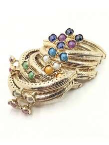 5 màu/bộ 1 khung ví kim loại có hạt màu, dùng để sản xuất túi xách, ví tự làm, phần cứng ví, khung kẹp, khóa cài, phụ kiện làm quà tặng, vật dụng cho doanh nghiệp nhỏ, làm ví tự làm, phụ kiện chất lượng cao cấp và dễ lắp đặt - Nhiều màu - Xem 3