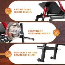 Hip Thrust Machine, 900LBS Capacity Plate-Loaded Glute Bridge Machine With Weight Holder Adjustable Footboard, Heavy Duty Butt Exercise Equipment For Glute Muscles Building And Butt Shaping - Black - View 7
