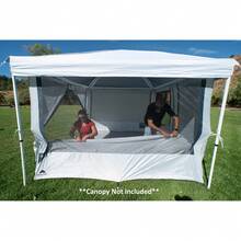 Ozark Trail 7-Person 2-In-1 Screen House Connect Tent With 2 Doors, Canopy Sold Separately - Grey - View 7