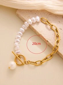 1 mặt dây chuyền hạt thép không gỉ, vòng tay xích khóa OT, đa năng cho phụ nữ đeo hàng ngày, tiệc tùng, phụ kiện trang sức chống thấm nước, quà tặng ngày lễ tình nhân, giao hàng đến Hoa Kỳ mà không có hộp quà, mẹ, mẹ, ngày của mẹ, quà tặng - Nhiều màu - Xem 3