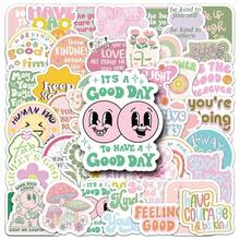 Set de 50 pegatinas con frases inspiradoras, surtido de pegatinas decorativas como regalo