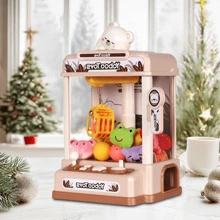Claw Machine For Kids Ages 3+, Mini Electronic Arcade Games Vending Machine, Toy Candy Dispenser Machine, Crane Prize Machine With Music For Boys Girls Christmas Birthday Party Gift