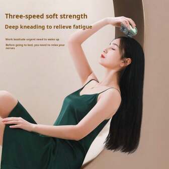 头皮按摩器，迷你章鱼，龙爪，手动充电，多功能揉捏，振动按摩器，头部按摩器健身房配件，运动，健身房，家庭锻炼，按摩器，按摩