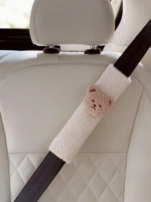 1pc/2pcs Car Seat Belt Shoulder Protector Cartoon Cute Car Seat Belt Anti Pinch Protective Cover