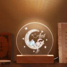 1pc, Custom Personalized Name Night Light, Custom Birthday Gift, Custom Friend Gift, Custom Bedroom Decoration, Custom Party Decoration, Party Decoration, Custom Bunny Night Light, Valentine's Day Gift Back To School