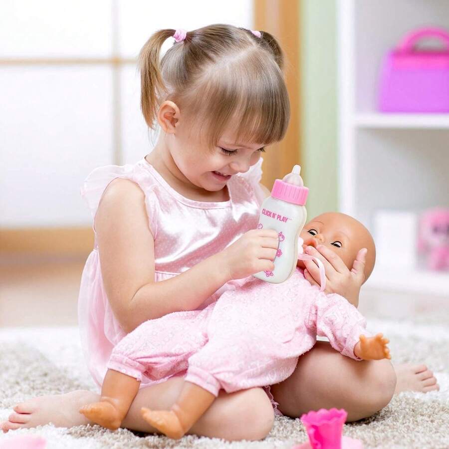 Ensemble de poupée magique Biberons lait et jus qui disparaissent, accessoires de poupée pour