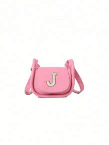 A Mini Casual, Versatile And Simple Solid Color Diy Pu Material Diagonal Shoulder Bag With 26 A-Z Letters. You Can Think Of It As A Lipstick Coin Purse That Be Worn On One Or Cross-Body. Suitable For Teen To Use When School, Traveling Shopping. Christmas, Thanksgiving, Valentine's Day, Friday Gifts. The Best Gift. - Multicolor - View 41
