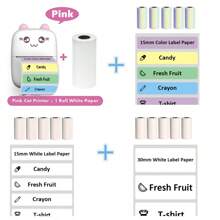 Label Maker - Portable Thermal Label Printer, Wireless Label Maker Machine Mini Sticker Printer With Rolls Thermal Label Paper, Mini Sticker Printer With Multiple Templates For Phone