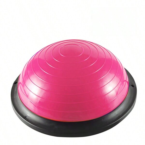 1pc 46cm Smooth Surface Semi-Circular Balance Ball Non-Slip Yoga Ball