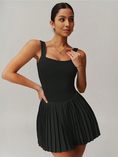 MASKERT Vestidos de mujer para primavera y verano, vestidos deportivos, vestidos casuales, vestidos de tenis, ropa deportiva, ropa de yoga, ropa de tenis, conjuntos deportivos, transpirables y cómodos, amigables con la piel