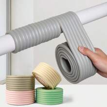 200cm Thick Water Pipe Insulation Thermal Insulation Material, Self-Adhesive, Outdoor For Waterline Frost Protection In Winter - Multicolor - View 2