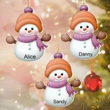 1 Pc Personalized Christmas Ornaments, Custom Christmas Decorations With Name, Christmas Tree Decorations, Christmas Ornaments Set, Christmas Decorations Indoor, Christmas Decorations For Tree, Cute Christmas Decor For Family, Personalized Christmas Gifts.Personalized Gifts For Women, Men, Mother, Father, Multi-Functional, Adjustable, Waterproof, Anti-Mold - Multicolor - View 22
