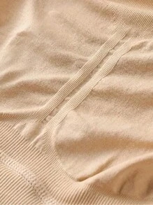 Braga Faja Reductora Moldeador de Cuerpo Efecto Vientre plano Compresión Abdomen Silueta Ajustada Cómoda Ajustable - Negro - Ver 6