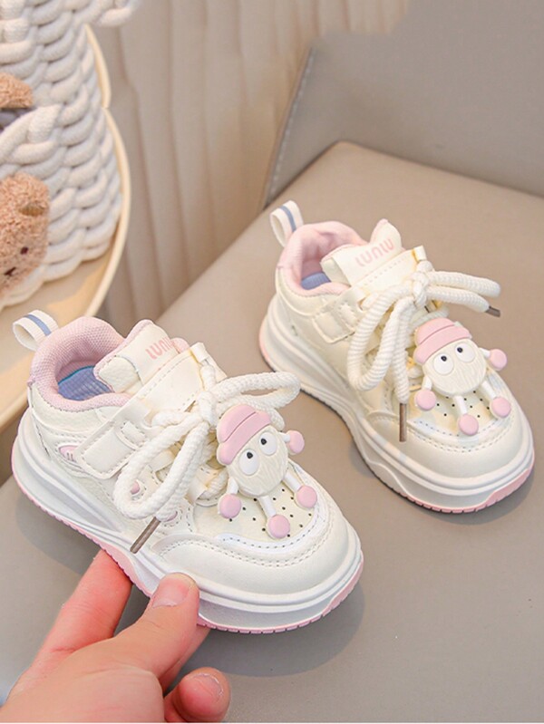 1 Pair Kids Cartoon Pattern Sports Shoes, Children Fashion Casual Shoes, Toddler Non-Slip Soft Bottom Sneakers