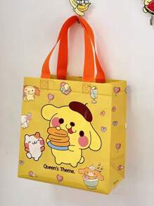 Sanrio 1/4/6/12 pièces Sac Kuromi Sanrio, Anime My Melody Cinnamoroll, grand sac fourre-tout en tissu non tissé imprimé, idéal pour ranger des livres, cadeaux kawaii pour les vacances