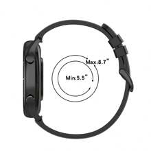 Pulseira de Silicone Esportiva de 22mm Compatível com Redmi Watch 5 Active 5 Lite, Bracelete Compatível com Xiaomi Redmi Watch 3 Active 3 Lite, Acessórios para Pulseira