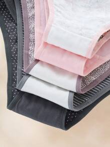 5 Pieced Women's Lace Trim Panties,Sexy And Romantic Women's Underwear Series - Multicolor - View 9