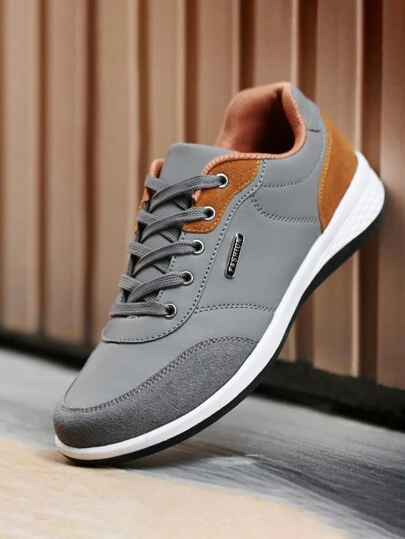 1 Pair Of Shoes Men's Sports Shoes Breathable Men's Casual Shoes Fashionable Casual Shoes Men's Running Shoes, Perfect With Sports Jeans Look